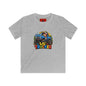 Kids Tee — "Lil' Trucker" Monster Truck Kids T-Shirt | Cute Off-Road Cartoon Top