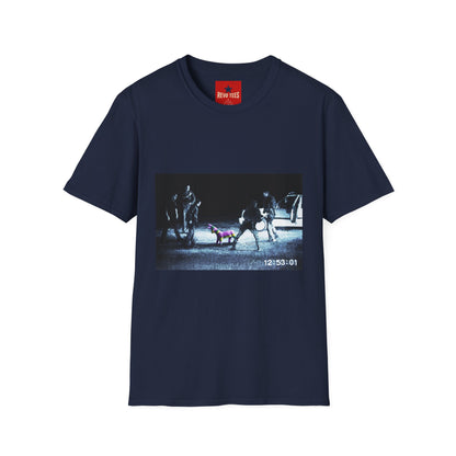 Banksy T-Shirt — Moody Night Street Scene Graphic Tee (12/05/01)