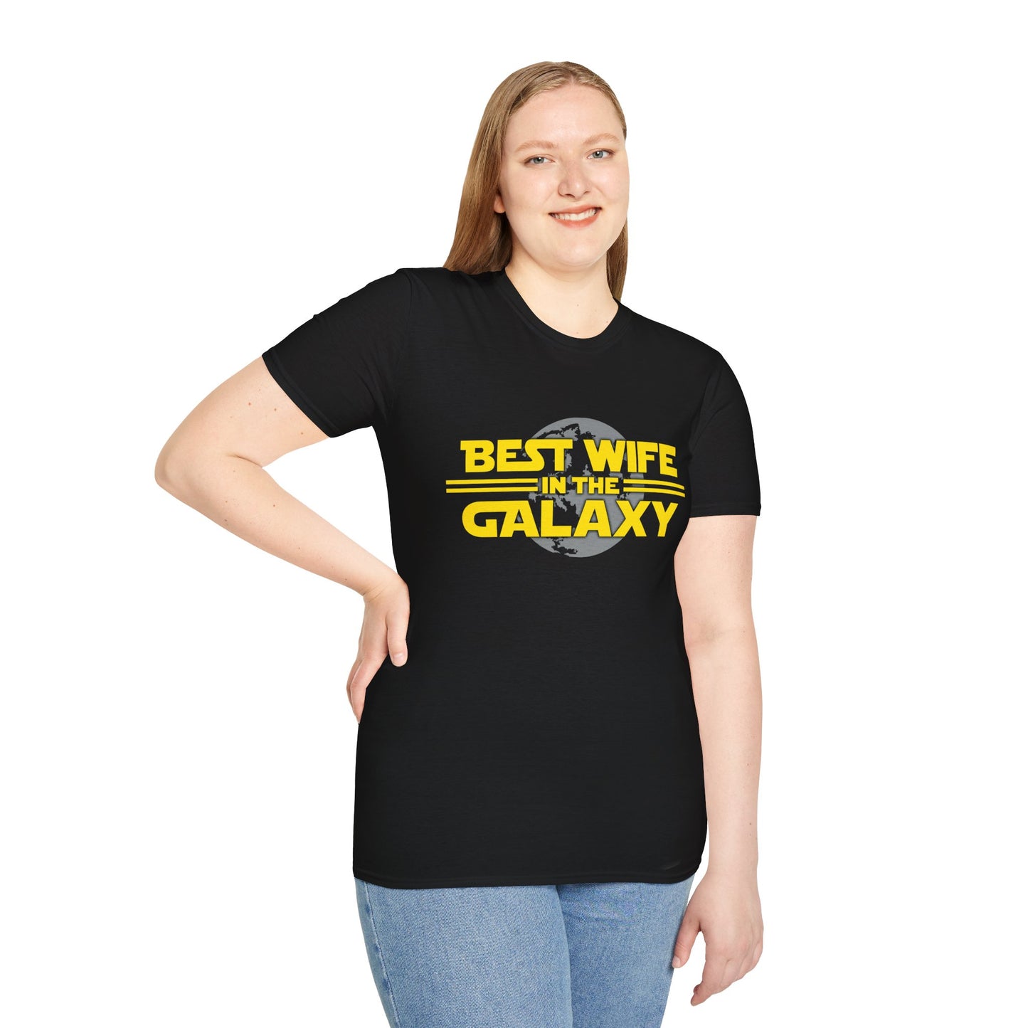 Best Wife in the Galaxy T-Shirt — Funny Sci‑Fi Gift for Wives
