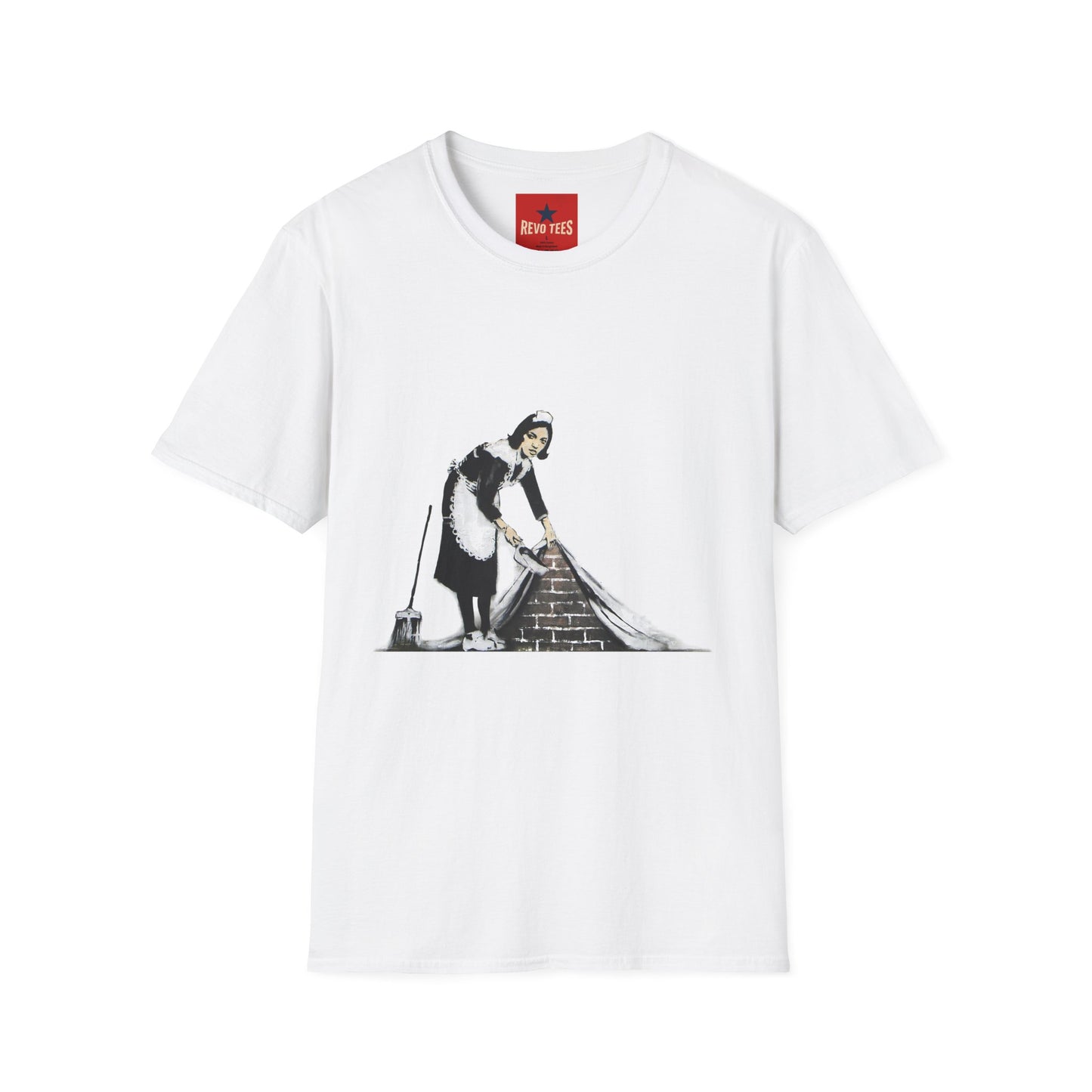 Banksy's Maid Street Art T-Shirt — Banksy-Inspired Housecleaning Graphic Tee