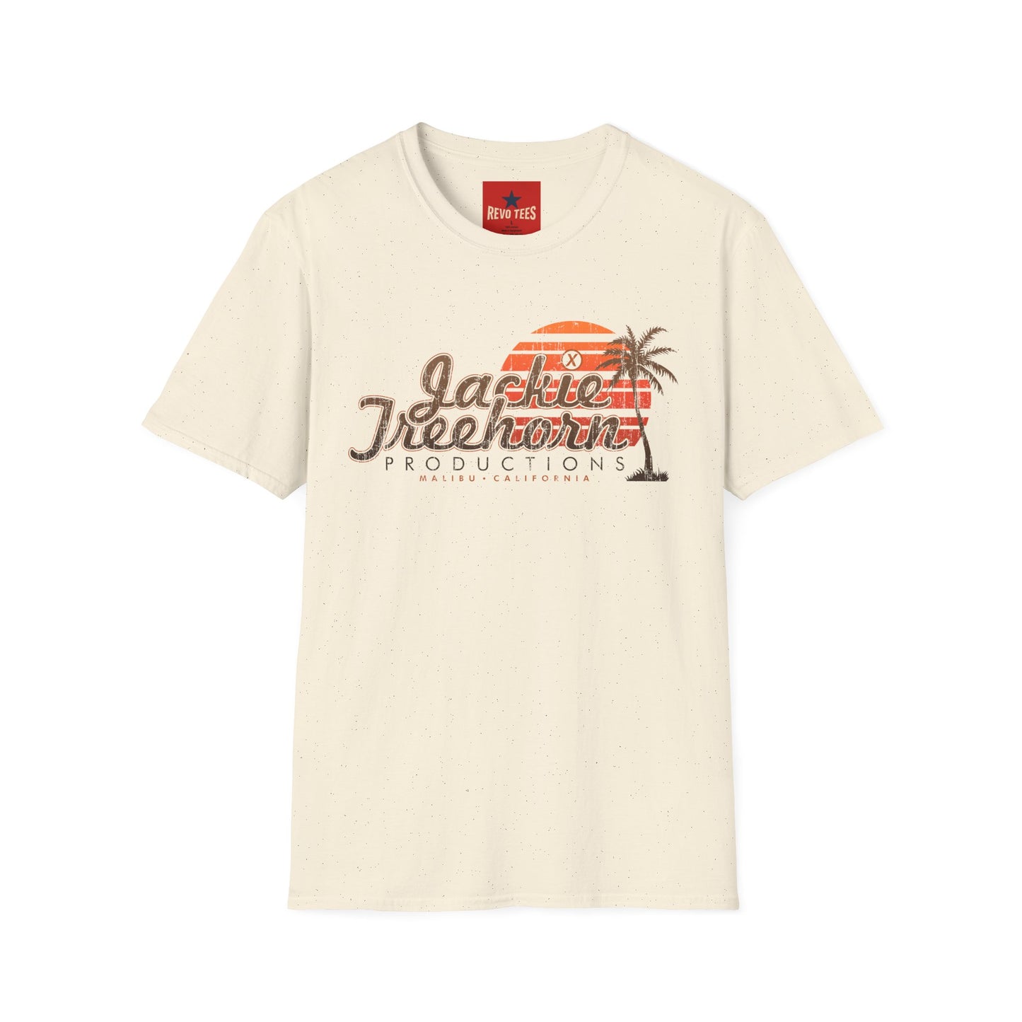 T-Shirt — Jackie Treelhorn Productions Vintage Sunset Logo (Malibu California)