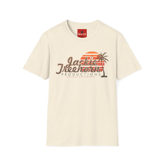 T-Shirt — Jackie Treelhorn Productions Vintage Sunset Logo (Malibu California)