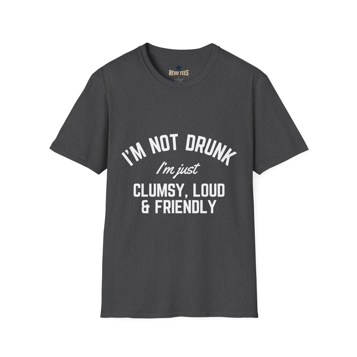 Revotees Im Not Drunk Unisex Softstyle T-Shirt - alternate view 5