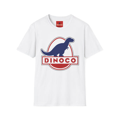 T-Shirt — Retro Dino Logo 'Dinoco' Graphic Tee