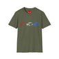 3 Mini Classic Cooper Cars - Unisex Softstyle T-Shirt