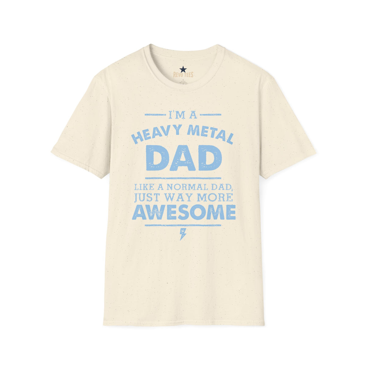 Revotees Heavy Metal Dad I M a Heavy Metal Dad Graphic for Proud Fathers T-Shirt - alternate view 6