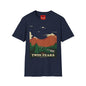 Twin Peaks Mountain T-Shirt — Retro Forest Adventure Tee