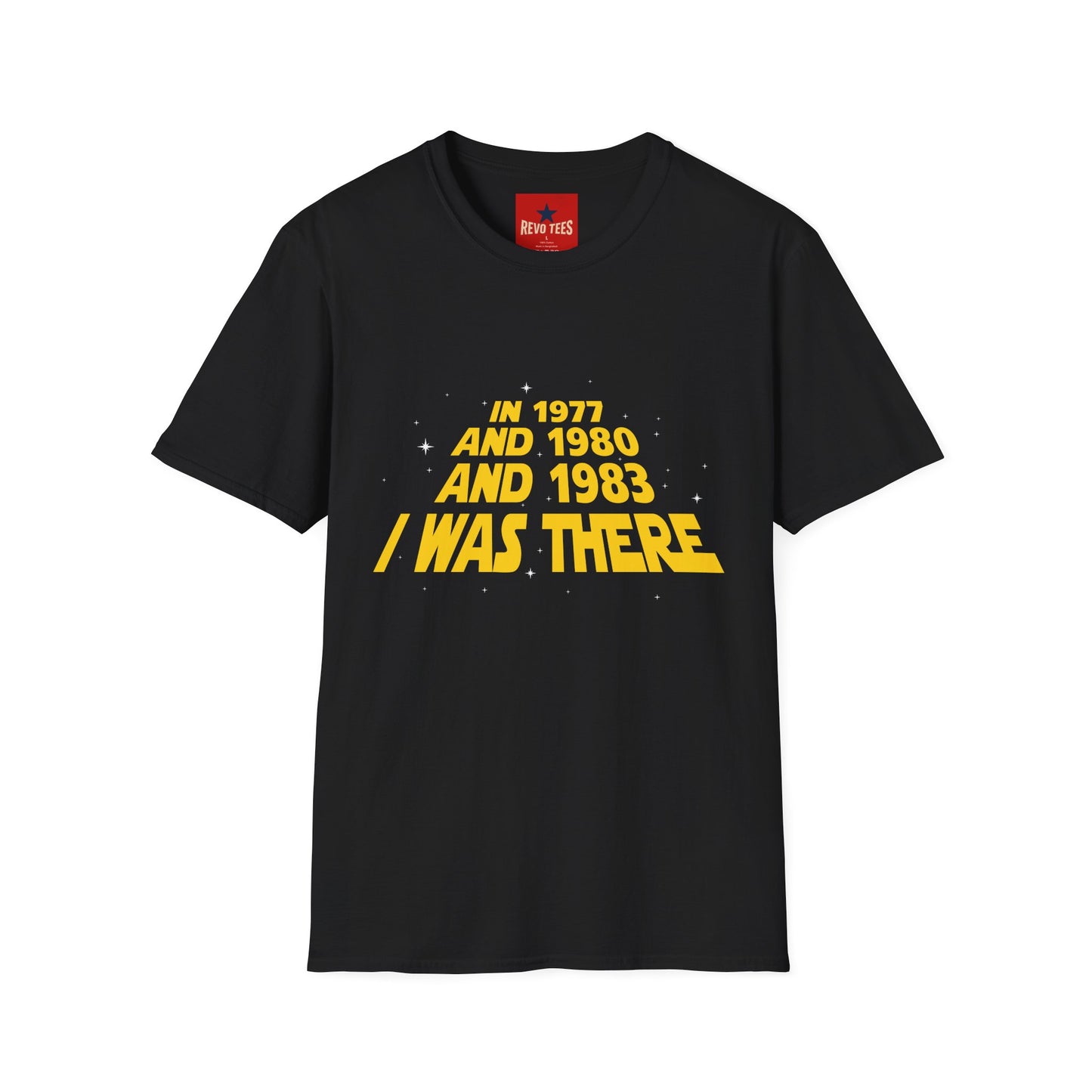 1977, 1980 & 1983 I Was There T-Shirt — Retro Fan Years Tee
