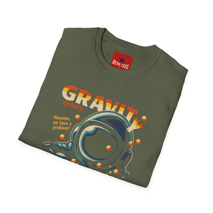 Gravity Orbit Astronaut T-Shirt — Retro Space Graphic Tee