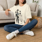 Banksy T-Shirt — Police Officer and Girl Stencil Art Tee (Banksy-Style)