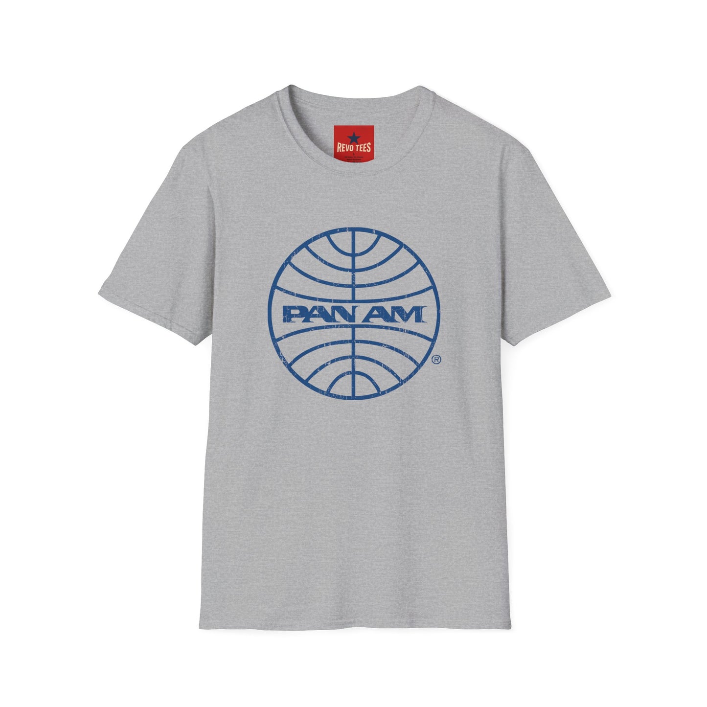 Pan Am Retro Logo T-Shirt — Vintage Airline Travel Tee