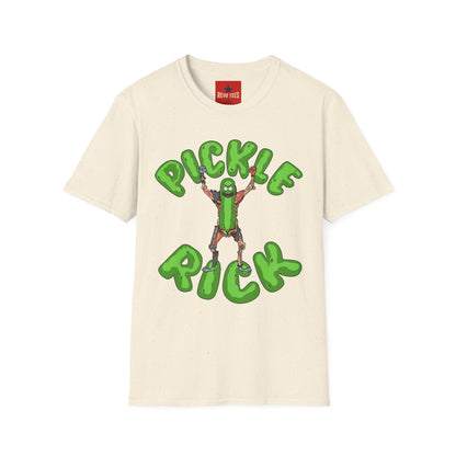 Pickle Rick T-Shirt — Funny Cartoon Pickle Character Tee for Fans & Gifts