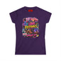 Festivals Collection: I LOVE FESTIVALS - Miami Style design round crew neck for Women