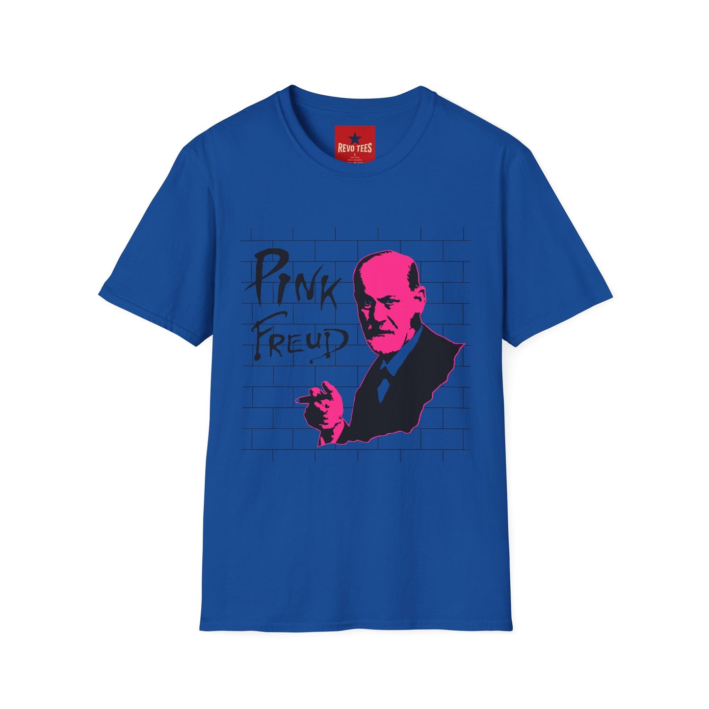 Pink Freud T-Shirt — Retro Punk Rock Art Tee