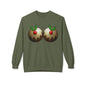 Yule Tidings We'll Twin - Christmas Puddings Crewneck Sweater