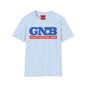 GNB "Goliath National Bank" Logo T-Shirt — Retro Blue & Red Vintage Bank Tee