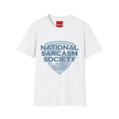 National Sarcasm Society - Unisex Softstyle T-Shirt