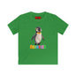 Kids Tee — Cute Pebble Penguin “REVOTEES” Colorful Logo