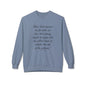 Christmas Quote — 'When Santa squeezes his fat white ass...' Holiday Crewneck Sweatshirt