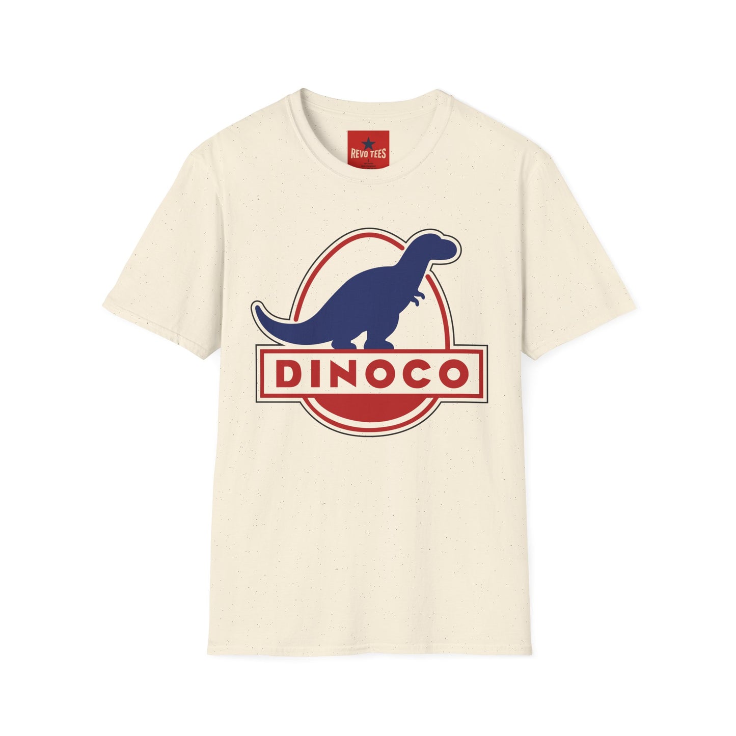 T-Shirt — Retro Dino Logo 'Dinoco' Graphic Tee
