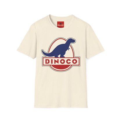 T-Shirt — Retro Dino Logo 'Dinoco' Graphic Tee
