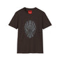 Spider Web Mask T-Shirt — Gothic Spiderweb Face Graphic Tee