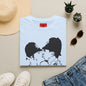 Banksy - Kissing Policemen Graphic T‑Shirt — Vintage Stencil Couple Print