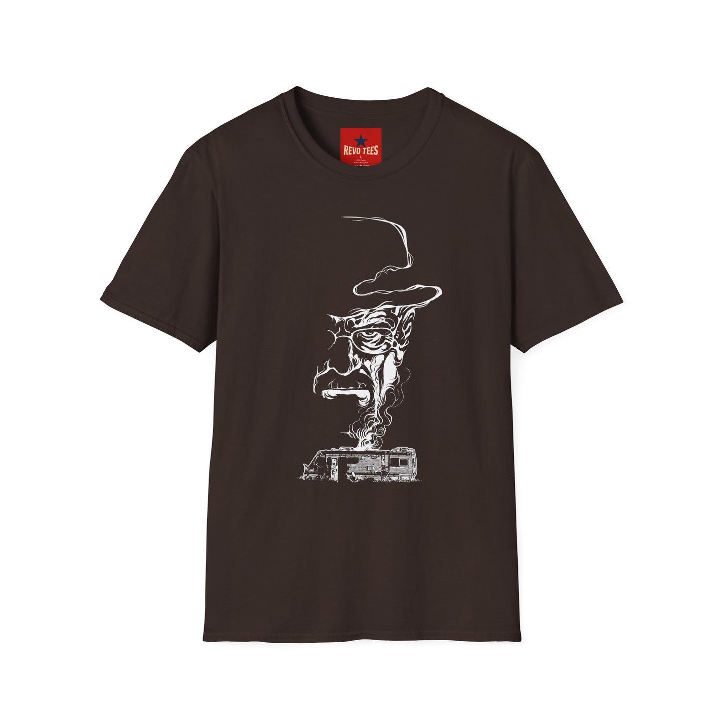 Mystic Skull & Top Hat T-Shirt — Gothic Smoke Witchcraft Tee