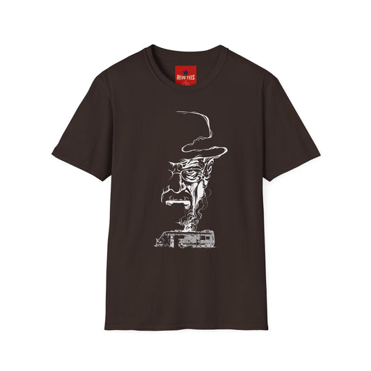 Mystic Skull & Top Hat T-Shirt — Gothic Smoke Witchcraft Tee