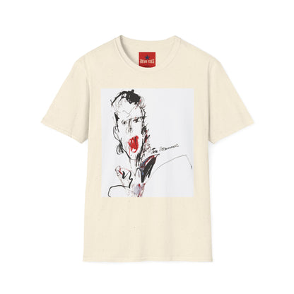 The Clash - Joe Strummer - By Ray Lowry - Unisex Softstyle T-Shirt