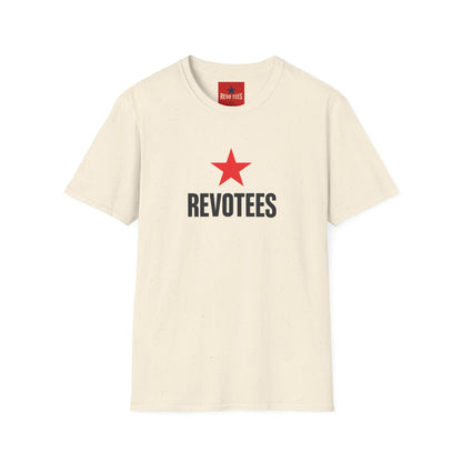 REVOTEES Branded T-Shirt — Red Star Protest Graphic Tee