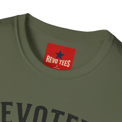 Revotees Graphic T-Shirt — "Revotees" Star Logo Tee (Est. 2026)