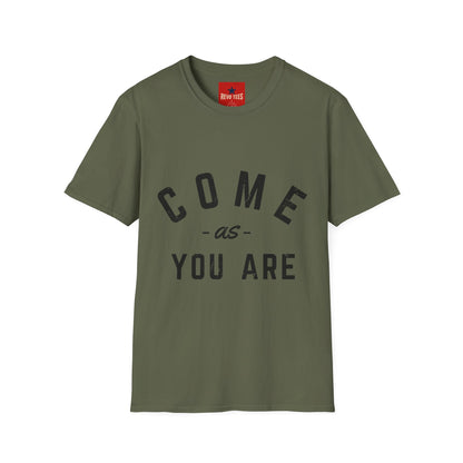 Come As You Are T-Shirt — Casual Vintage Lettering Tee