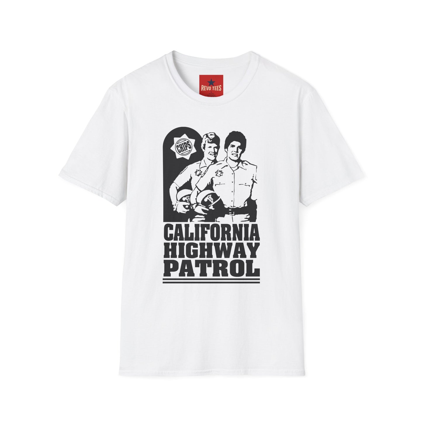 California Highway Patrol Vintage Tee — CHiPs Retro Police Graphic T-Shirt