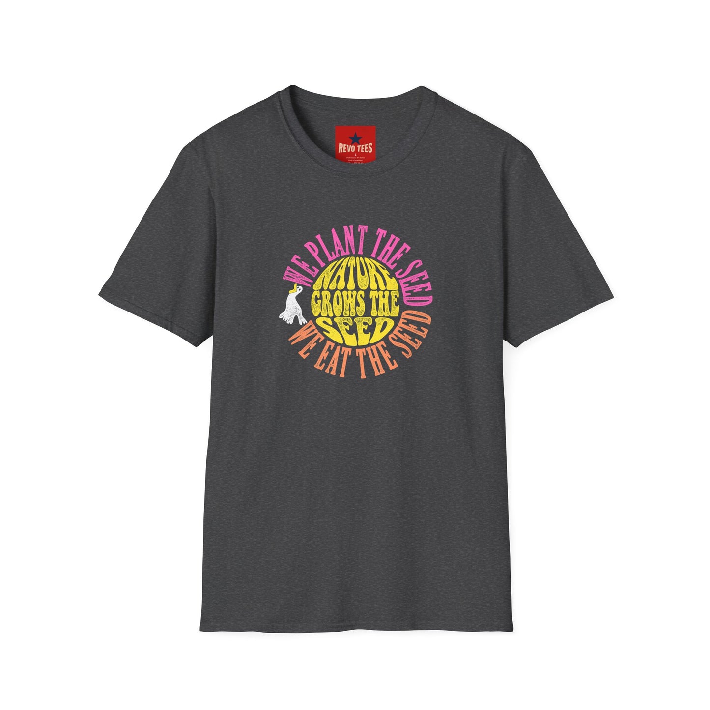 Here Comes The Sun - lyrics - Unisex Softstyle T-Shirt