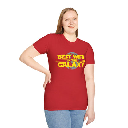 Best Wife in the Galaxy T-Shirt — Funny Sci‑Fi Gift for Wives