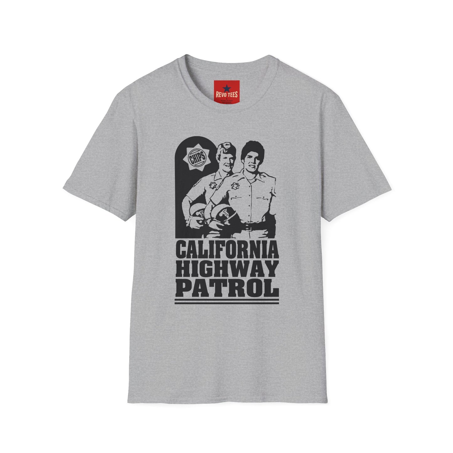 California Highway Patrol Vintage Tee — CHiPs Retro Police Graphic T-Shirt