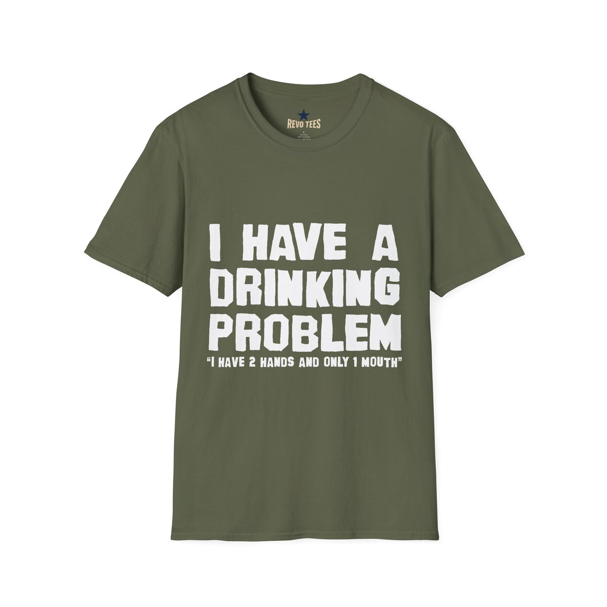 Revotees I Have a Drinking Problem Unisex Softstyle T-Shirt - alternate view 4