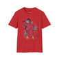 Retro Space Pilot T-Shirt — Watercolor Sci‑Fi Illustration