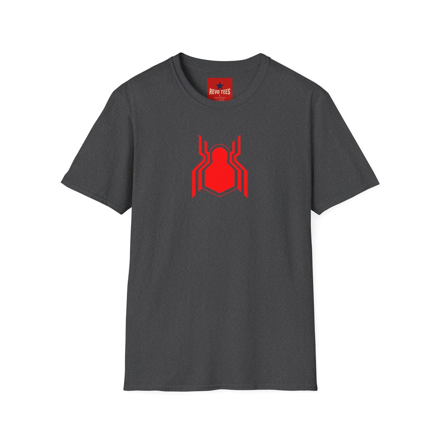 Spider Emblem T-Shirt — Minimal Red Spider Logo Tee