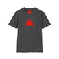 Spider Emblem T-Shirt — Minimal Red Spider Logo Tee