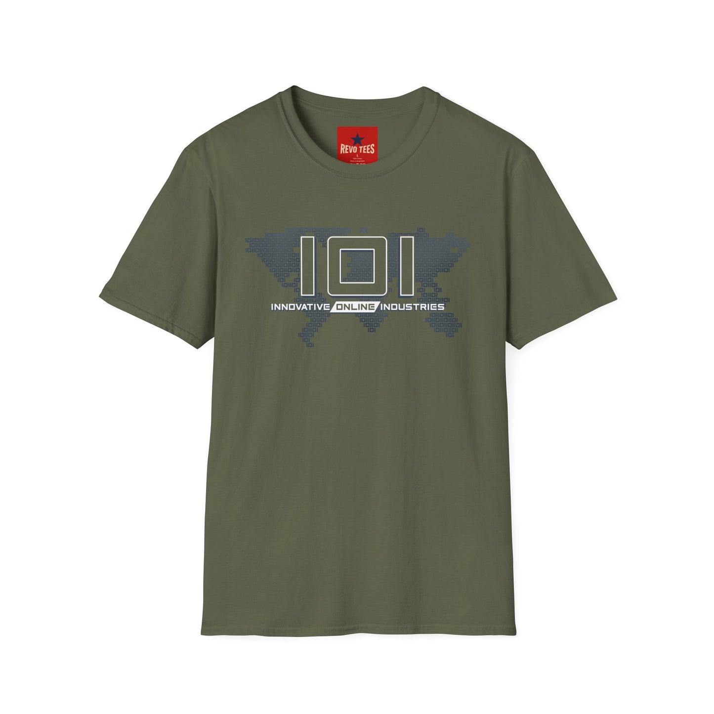 101 Innovative Online Industries T-Shirt — Tech Logo Graphic Tee