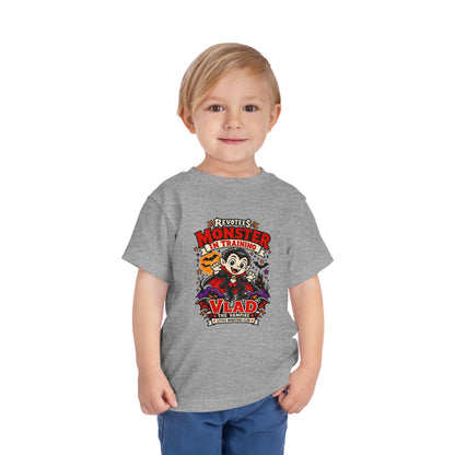 REVOTEES Toddler Monster In Training Tee — 'Vlad the Vampire' Halloween Kids Shirt