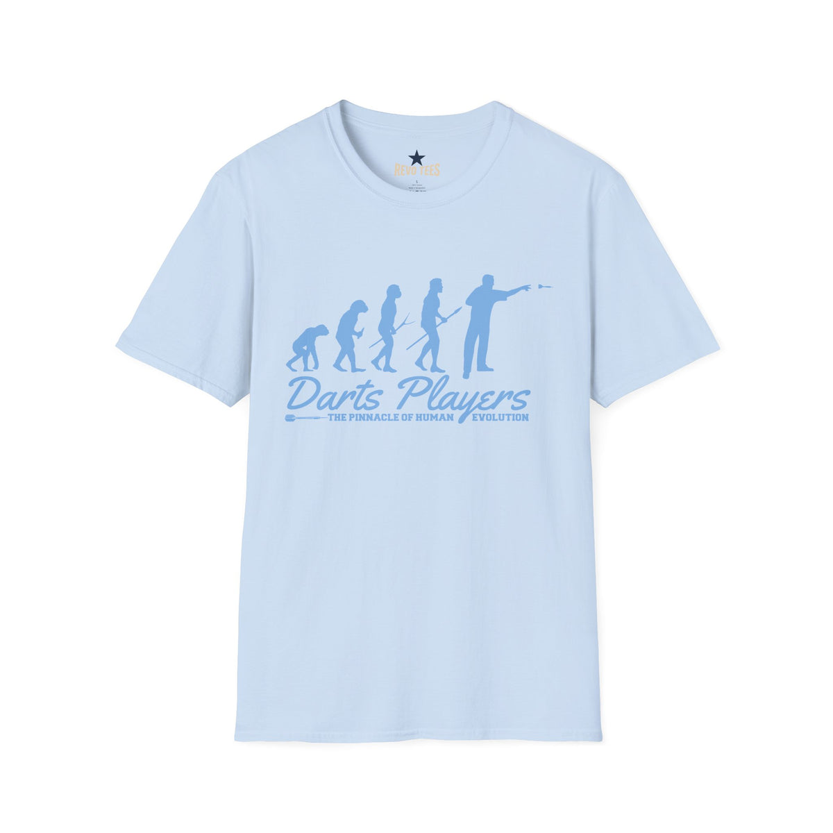 Revotees Darts Players Evolution Funny Darting Evolution Graphic for Players Fans T-Shirt - alternate view 9