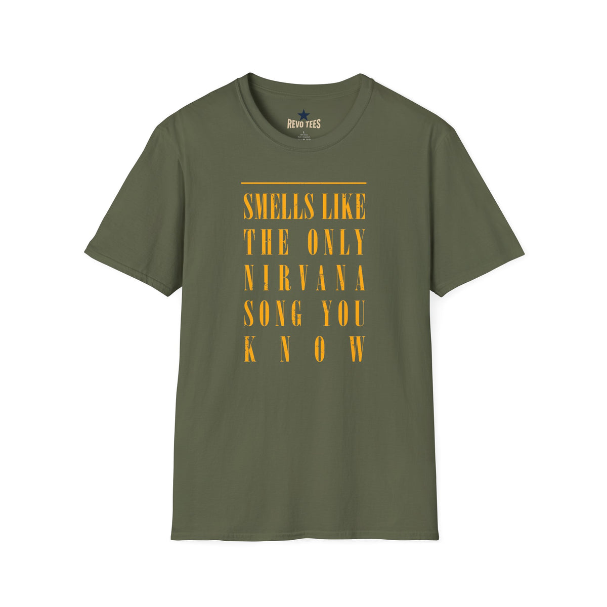 Revotees Smells Like Teen Spirit Nirvana Unisex Softstyle T-Shirt - alternate view 7