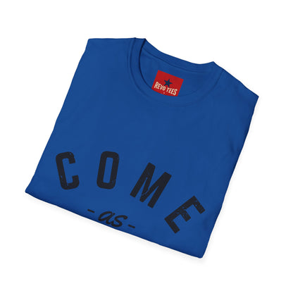 Come As You Are T-Shirt — Casual Vintage Lettering Tee