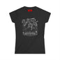 Women's Black Dia De Los Muertos (Day of the Dead) T-Shirt in Black & White