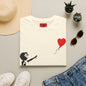 Banksy Balloon Girl T‑Shirt — Heart Balloon Street Art Graphic Tee