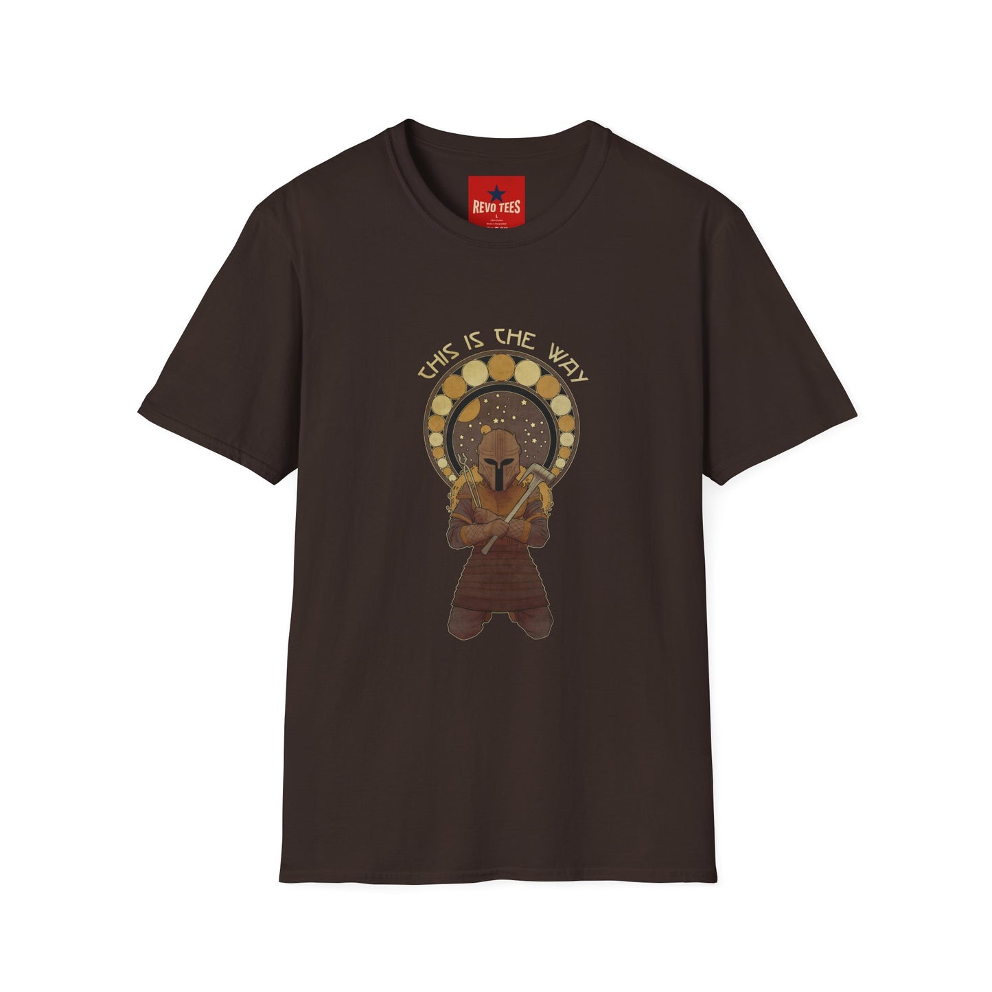This Is The Way T-Shirt — Mandalorian Inspired Retro Helmet Graphic