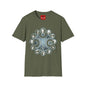 Dr Who Band Members Circle T-Shirt — Vintage Portrait Rock Tee